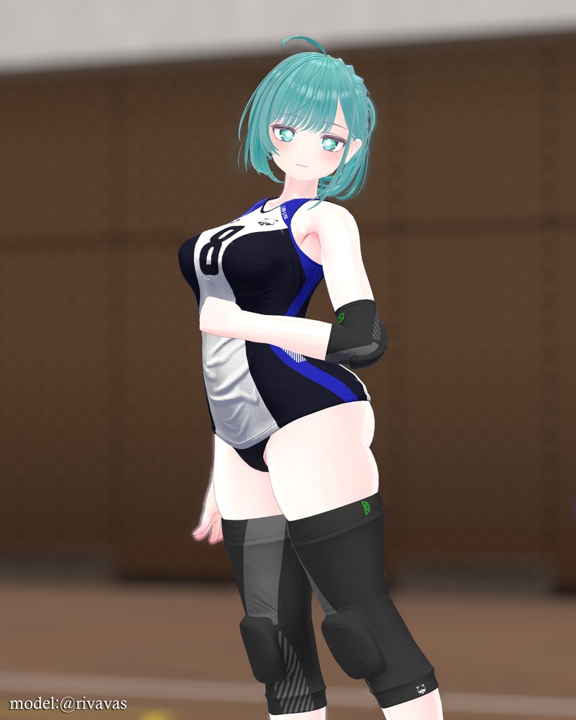 【9アバター対応】Jobare🏐女子バレーボール風ユニフォーム【健全】