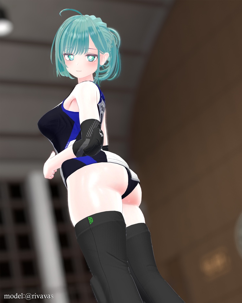 【9アバター対応】Jobare🏐女子バレーボール風ユニフォーム【健全】