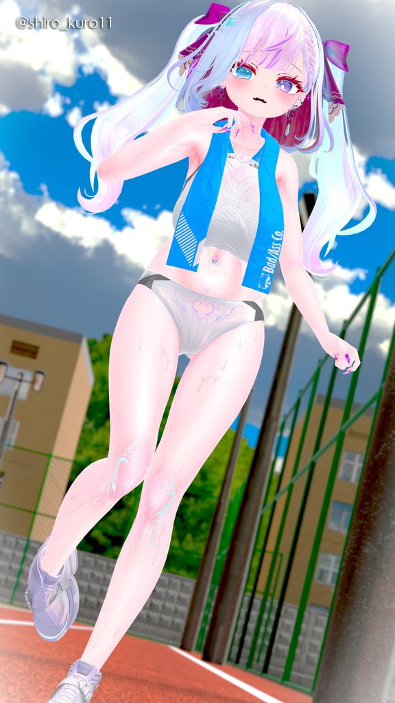 【10アバター対応】🏃Rikusepa👟陸上競技風ユニフォーム【健全】