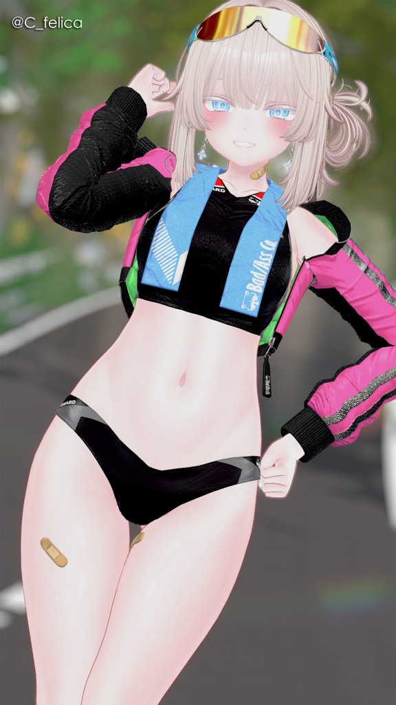 【10アバター対応】🏃Rikusepa👟陸上競技風ユニフォーム【健全】