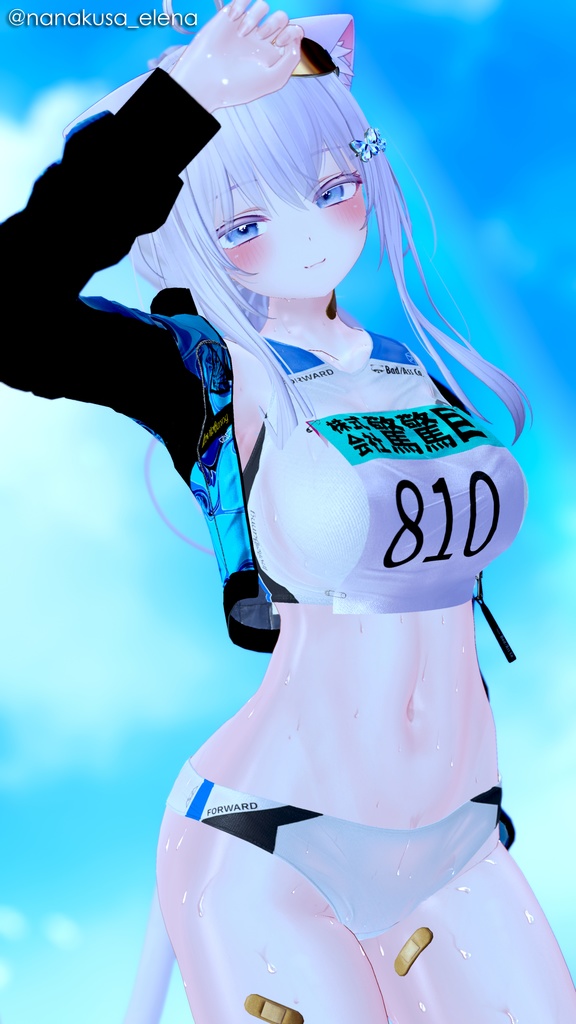 【10アバター対応】🏃Rikusepa👟陸上競技風ユニフォーム【健全】