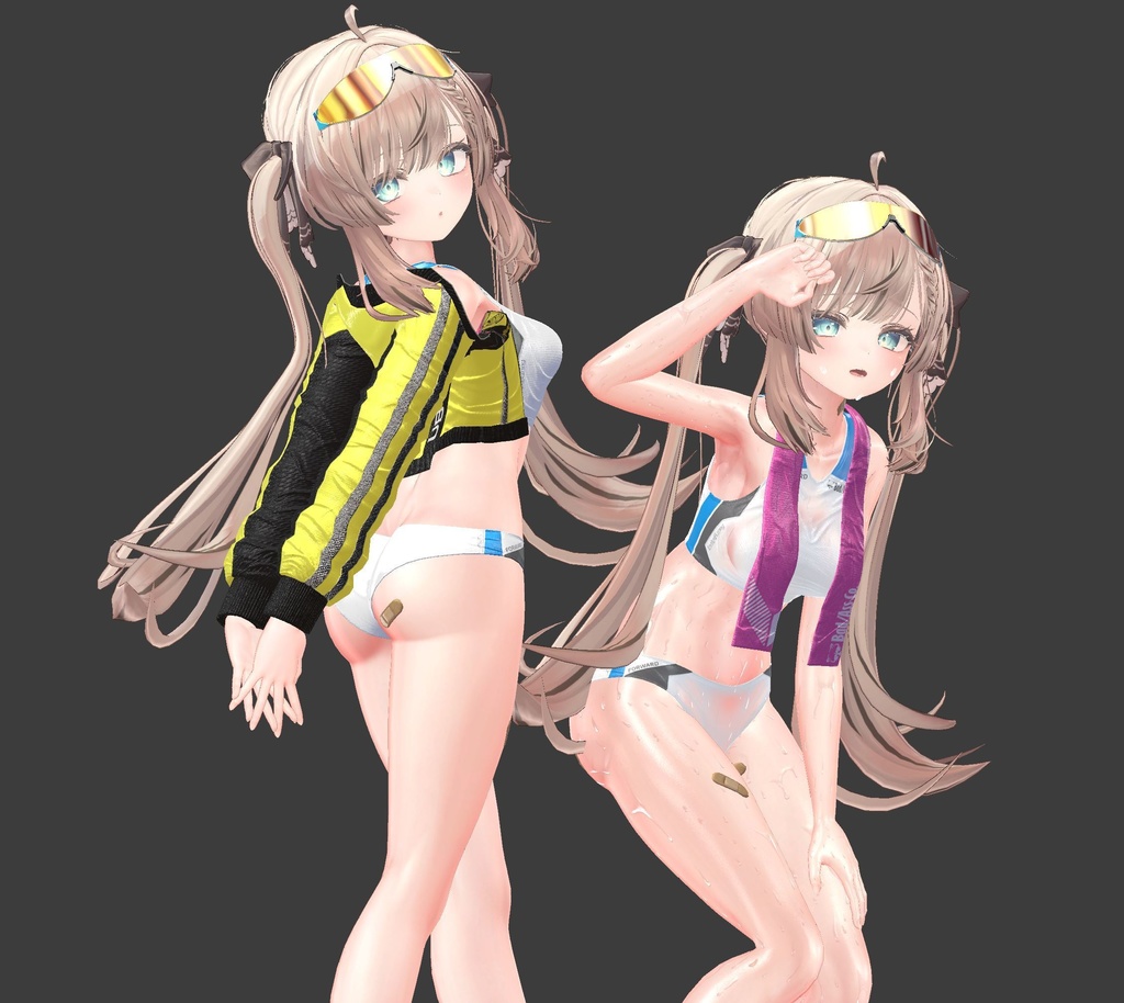 【10アバター対応】🏃Rikusepa👟陸上競技風ユニフォーム【健全】