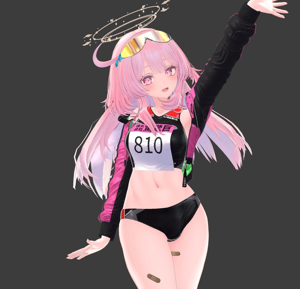 【10アバター対応】🏃Rikusepa👟陸上競技風ユニフォーム【健全】