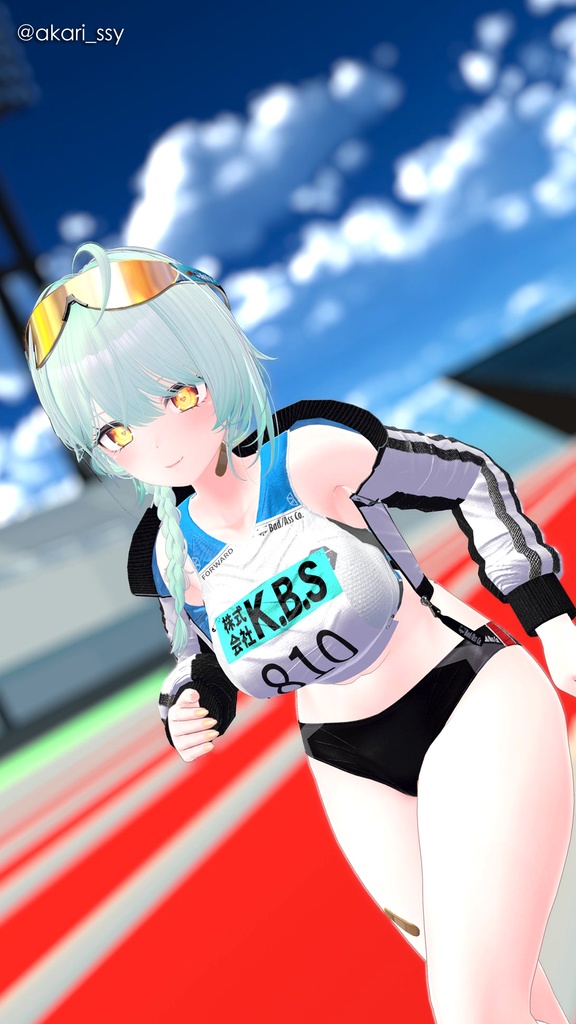 【10アバター対応】🏃Rikusepa👟陸上競技風ユニフォーム【健全】