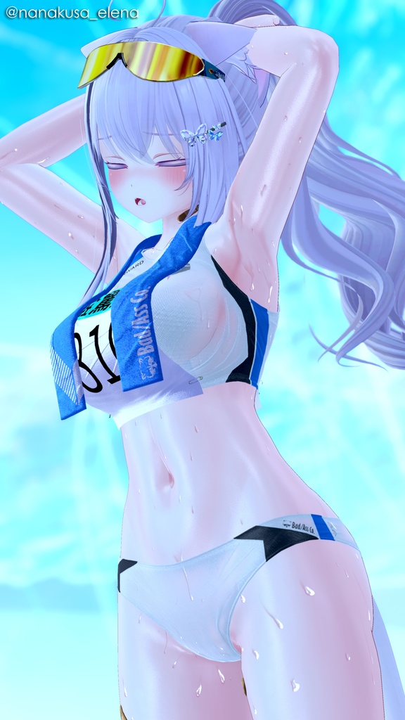 【10アバター対応】🏃Rikusepa👟陸上競技風ユニフォーム【健全】