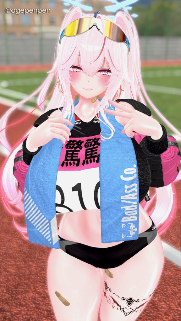 【10アバター対応】🏃Rikusepa👟陸上競技風ユニフォーム【健全】