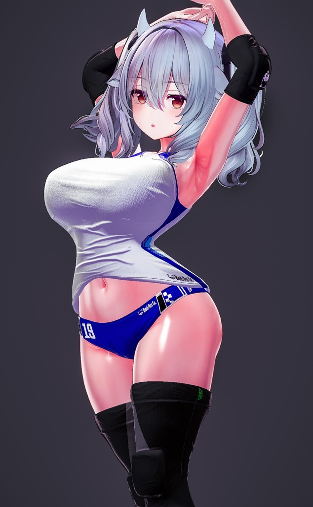 【複数アバター対応】Jobare🏐女子バレーボール風ユニフォーム -転校生Edition-【健全】