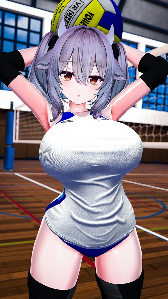 【複数アバター対応】Jobare🏐女子バレーボール風ユニフォーム -転校生Edition-【健全】