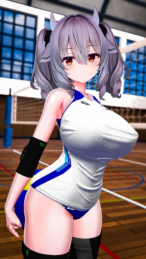 【複数アバター対応】Jobare🏐女子バレーボール風ユニフォーム -転校生Edition-【健全】