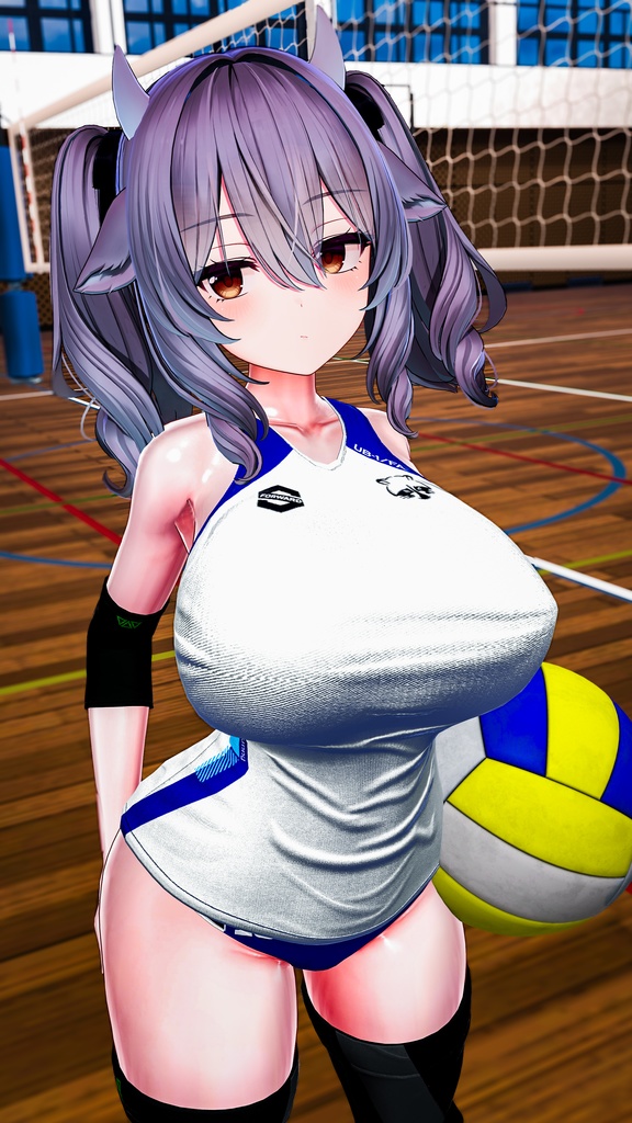 【複数アバター対応】Jobare🏐女子バレーボール風ユニフォーム -転校生Edition-【健全】