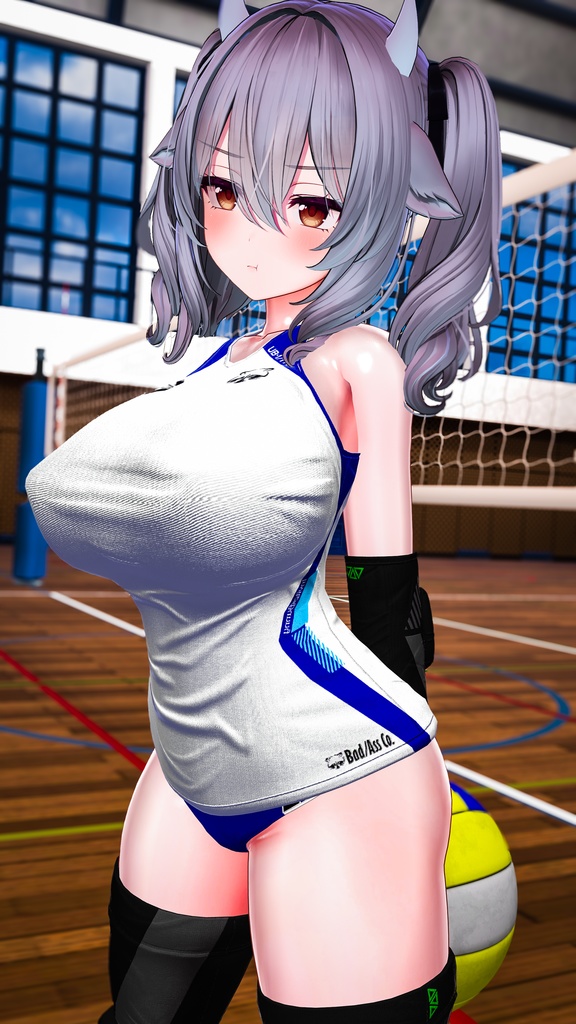 【複数アバター対応】Jobare🏐女子バレーボール風ユニフォーム -転校生Edition-【健全】