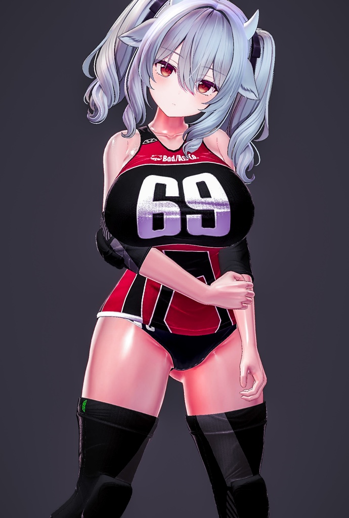 【複数アバター対応】Jobare🏐女子バレーボール風ユニフォーム -転校生Edition-【健全】