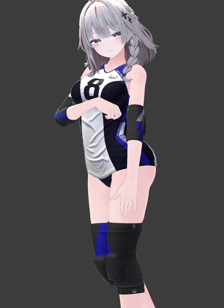 【複数アバター対応】Jobare🏐女子バレーボール風ユニフォーム -転校生Edition-【健全】