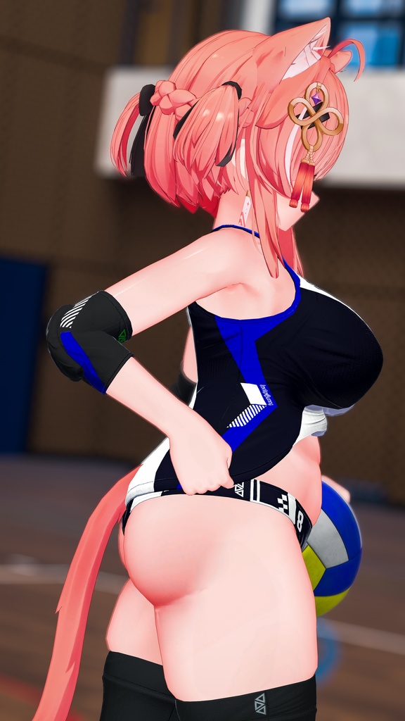 【複数アバター対応】Jobare🏐女子バレーボール風ユニフォーム -転校生Edition-【健全】