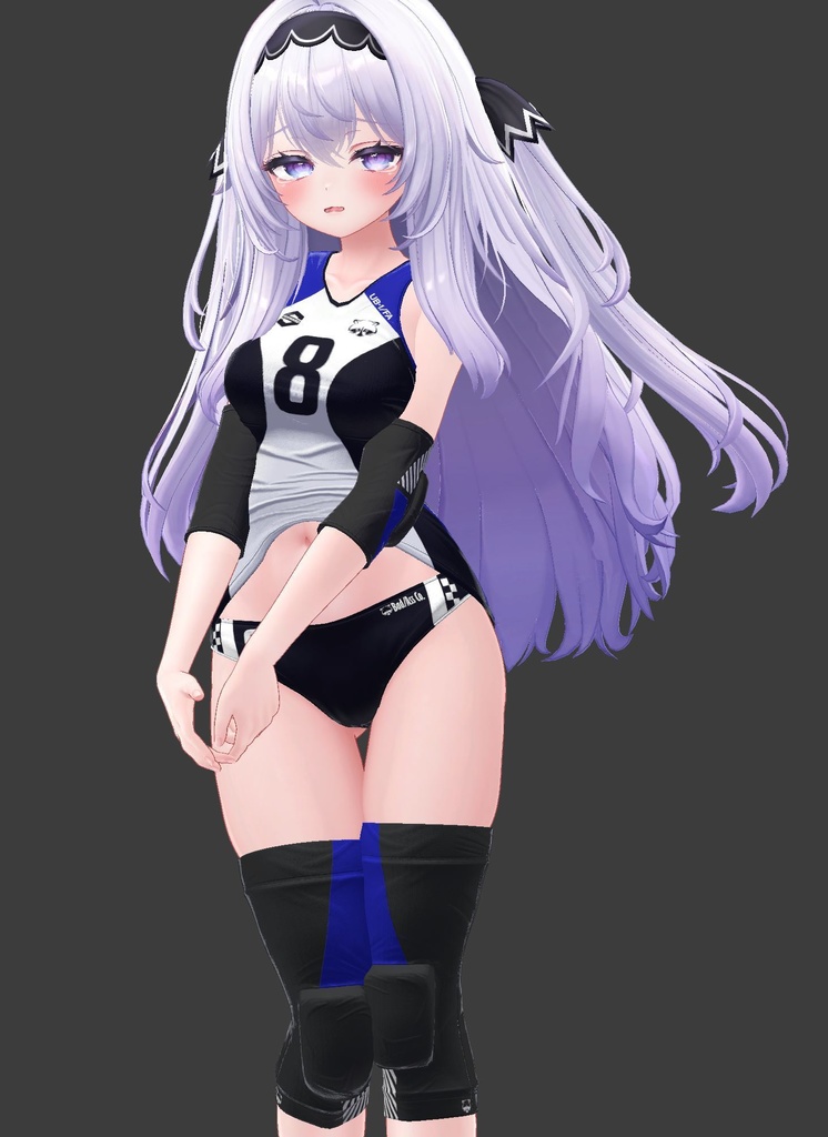 【複数アバター対応】Jobare🏐女子バレーボール風ユニフォーム -転校生Edition-【健全】