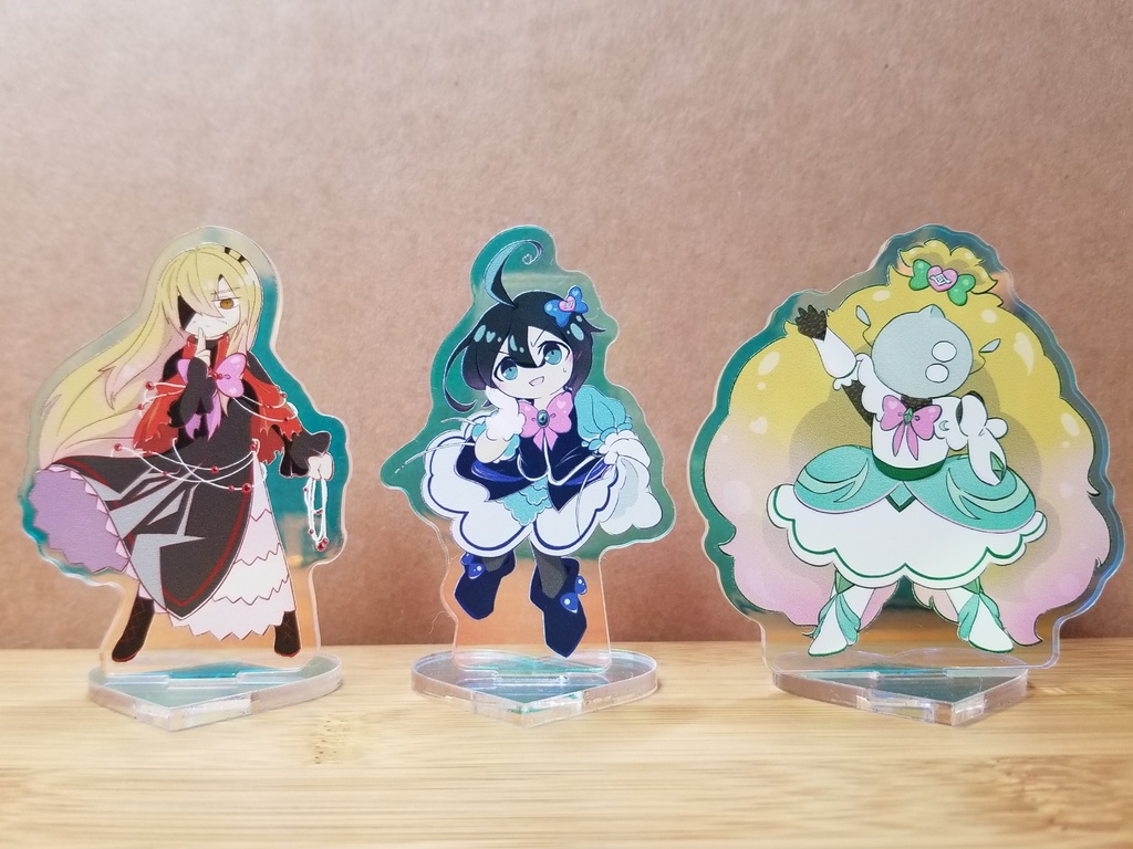 【プリキ。アパロアクリルスタンド】キュア無能・キュア魔界・キュア武装