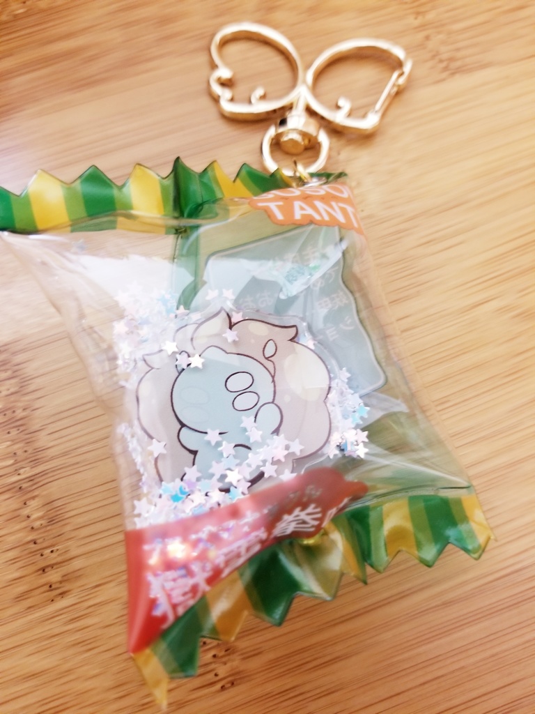 シャカシャカお菓子キーホルダー