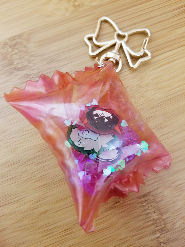 シャカシャカお菓子キーホルダー