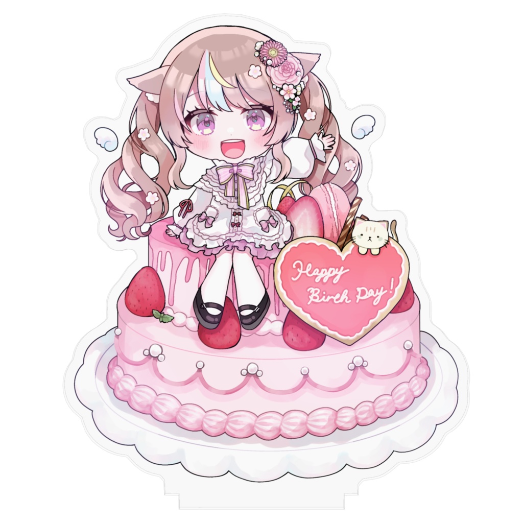 桜木りりぃ ばーすでーけーき アクリルスタンド