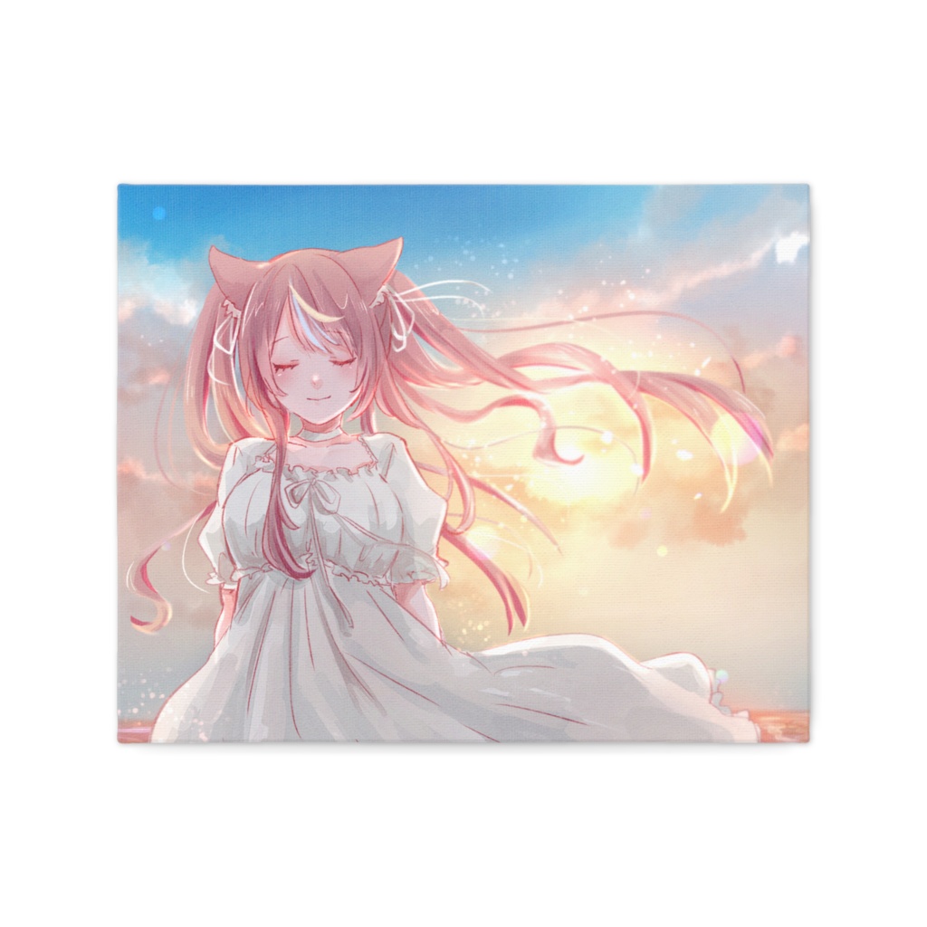 桜木りりぃ 夕日 キャンバス