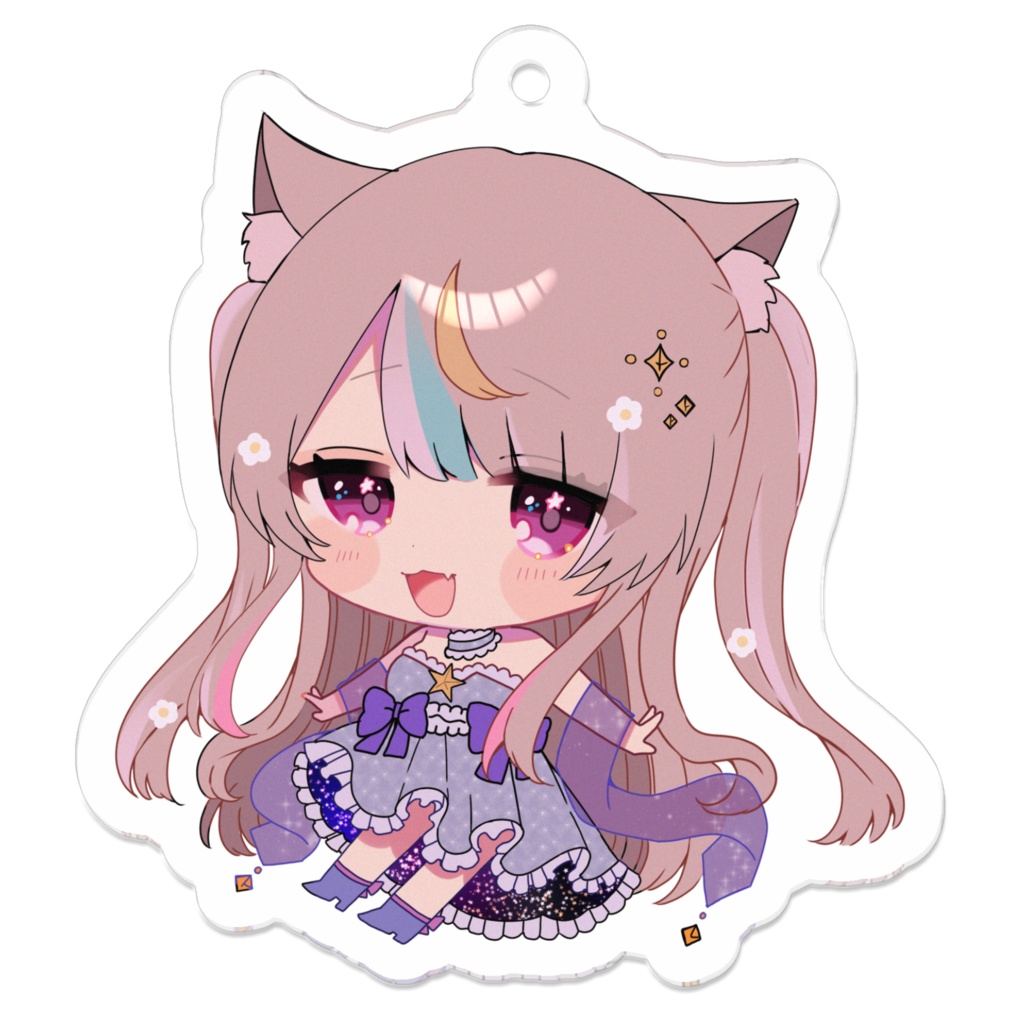 桜木りりぃ_３周年記念オリジナル 七夕アクリルキーホルダー
