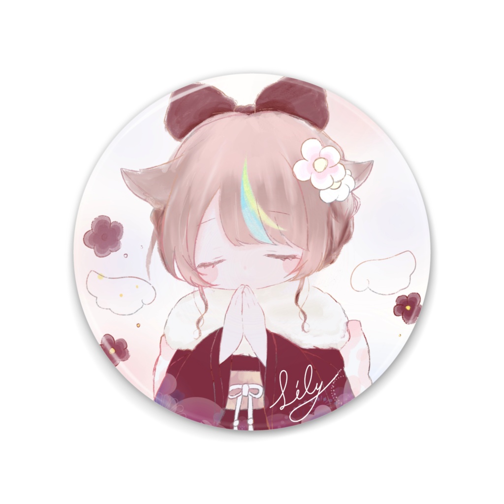 桜木りりぃ_お正月 缶ミラー