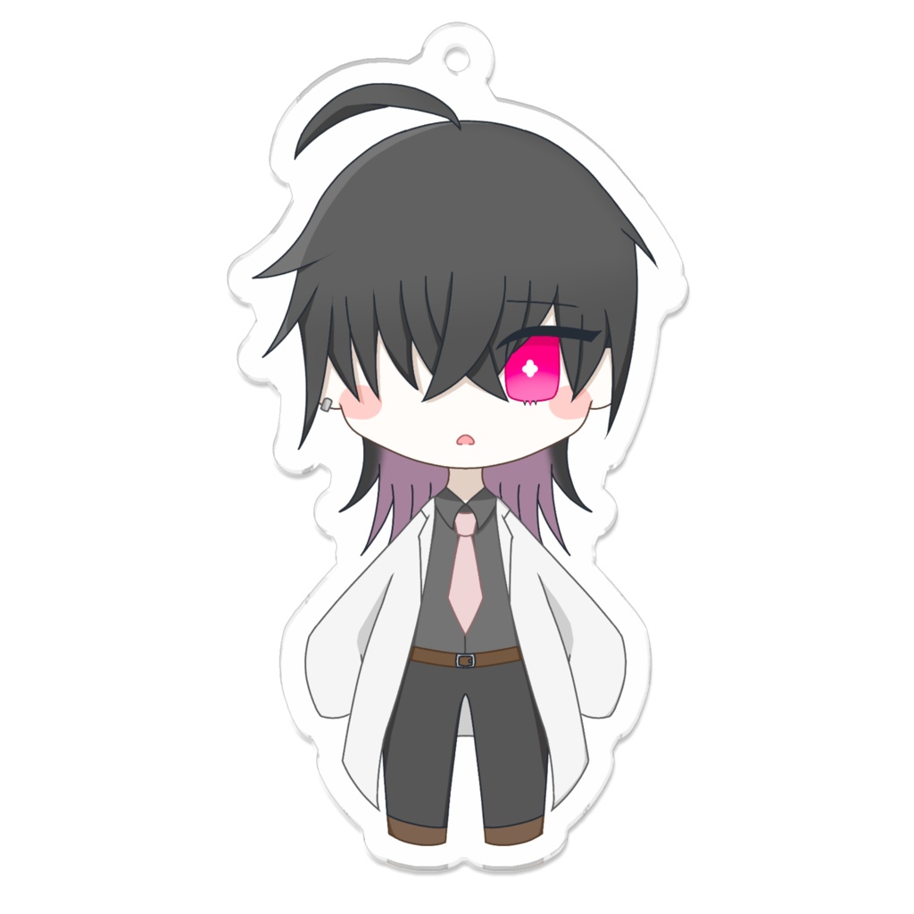 汕菖 聖籠(目が見えるver.)/アクリルキーホルダー