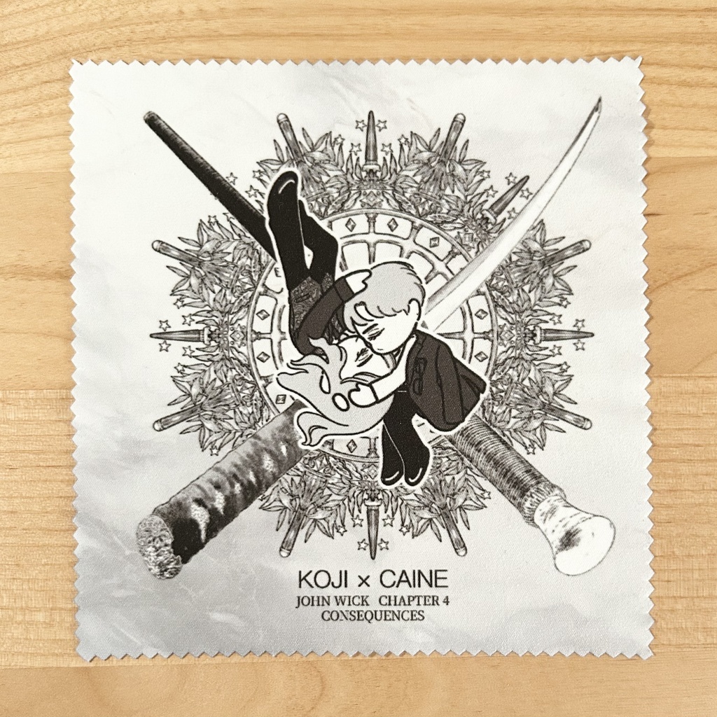 JW4 コウジ×ケイン眼鏡拭き