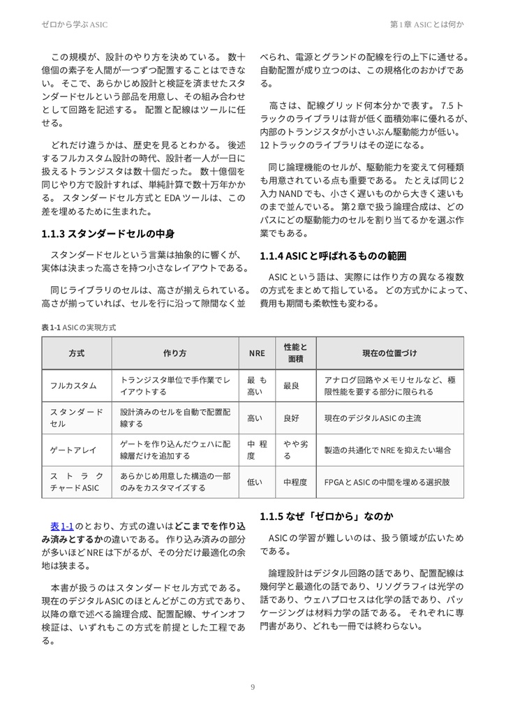 ゼロから学ぶASIC(物理本+PDF or PDF Only)