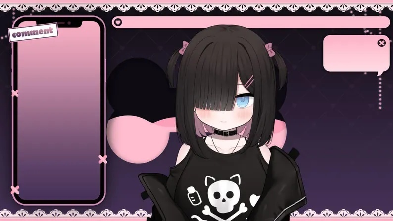 Live2dモデル / Premade Live2d Model / Menhera Girl / Yandere Girl