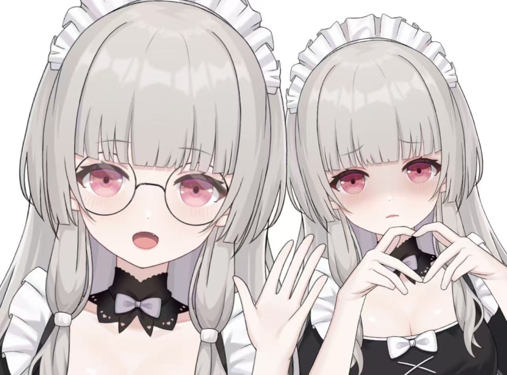 Live2dモデル / Premade Live2d Model / Maid Girl Vtuber Model