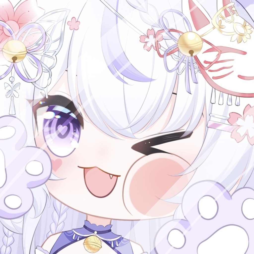 Live2dモデル / Premade Live2d Model / Fox Girl Vtuber Model
