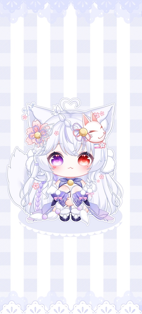 Live2dモデル / Premade Live2d Model / Fox Girl Vtuber Model