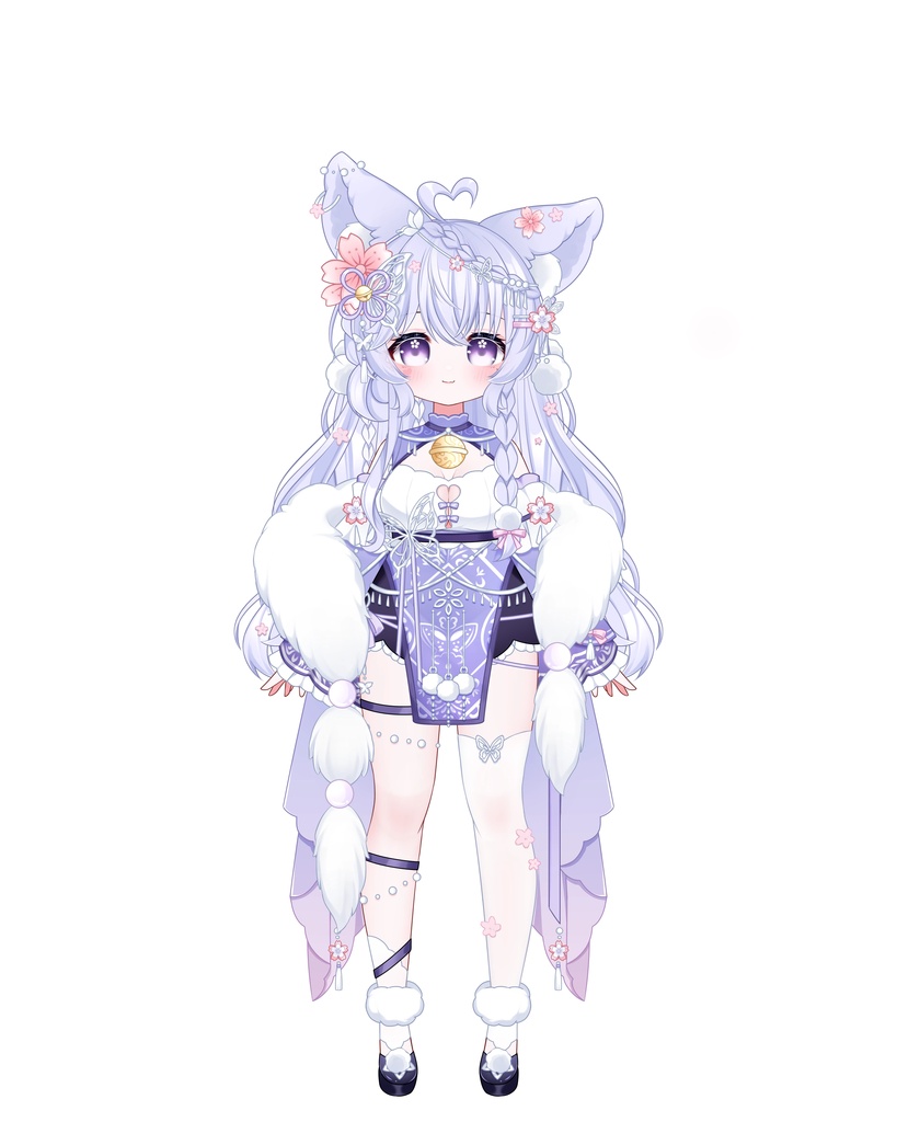 Live2dモデル / Premade Live2d Model / Fox Girl Vtuber Model