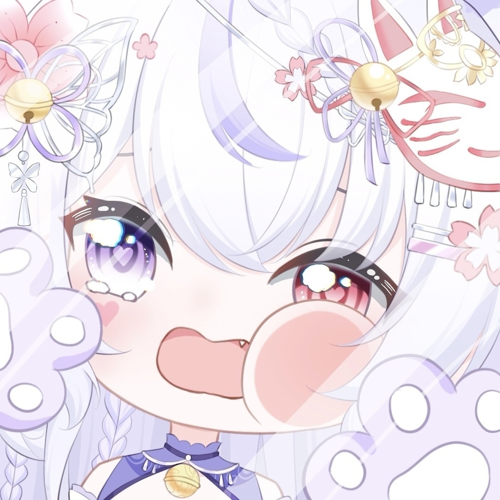 Live2dモデル / Premade Live2d Model / Fox Girl Vtuber Model
