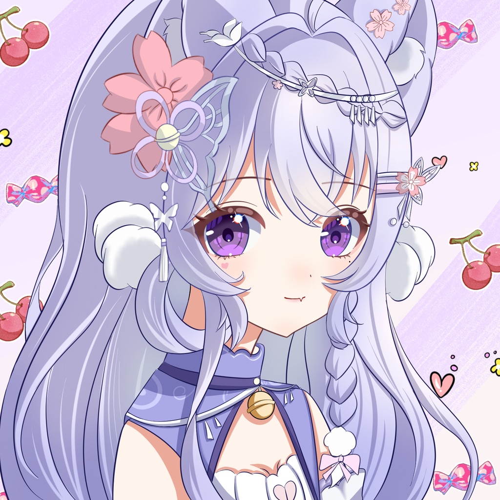Live2dモデル / Premade Live2d Model / Fox Girl Vtuber Model
