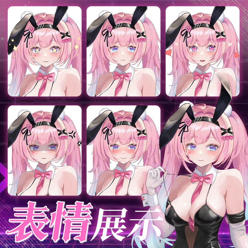 Live2dモデル / Premade Live2d Model / Bunny Girl Vtuber Model