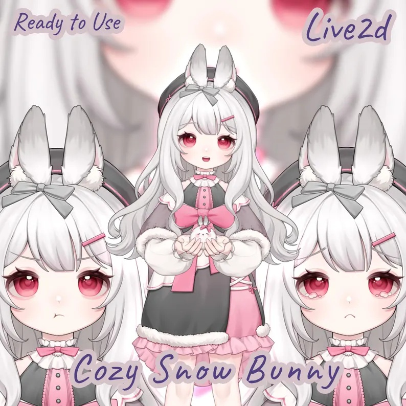 Live2dモデル / Premade Live2d Model / Vtuber Model / Bunny Girl