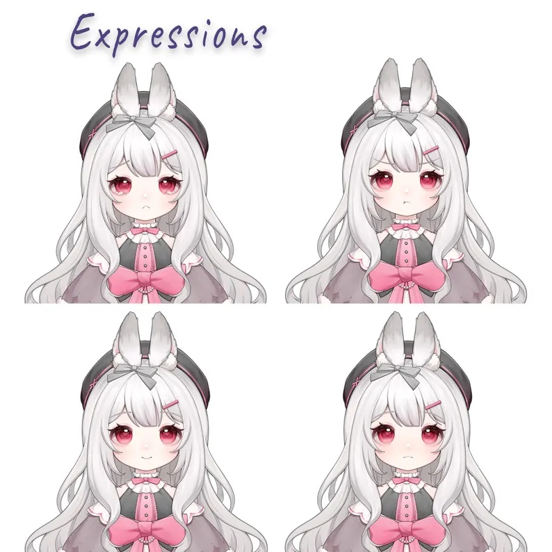 Live2dモデル / Premade Live2d Model / Vtuber Model / Bunny Girl