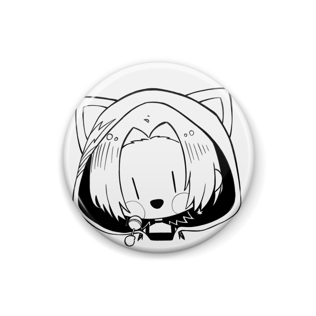 ゆるねこ缶バッチ