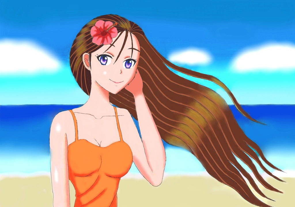 ｛ポストカード｝海辺とヴィーナス