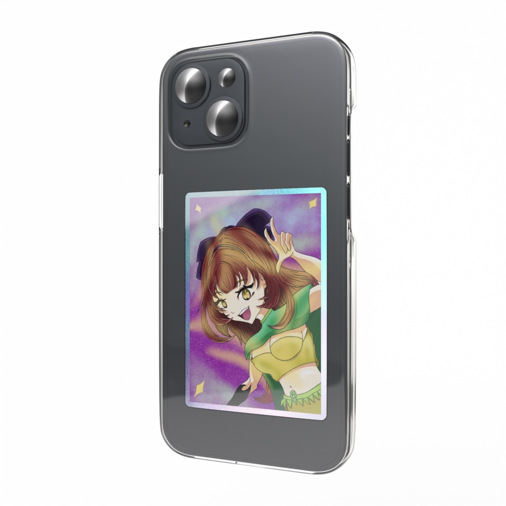 輝くスマホステッカー