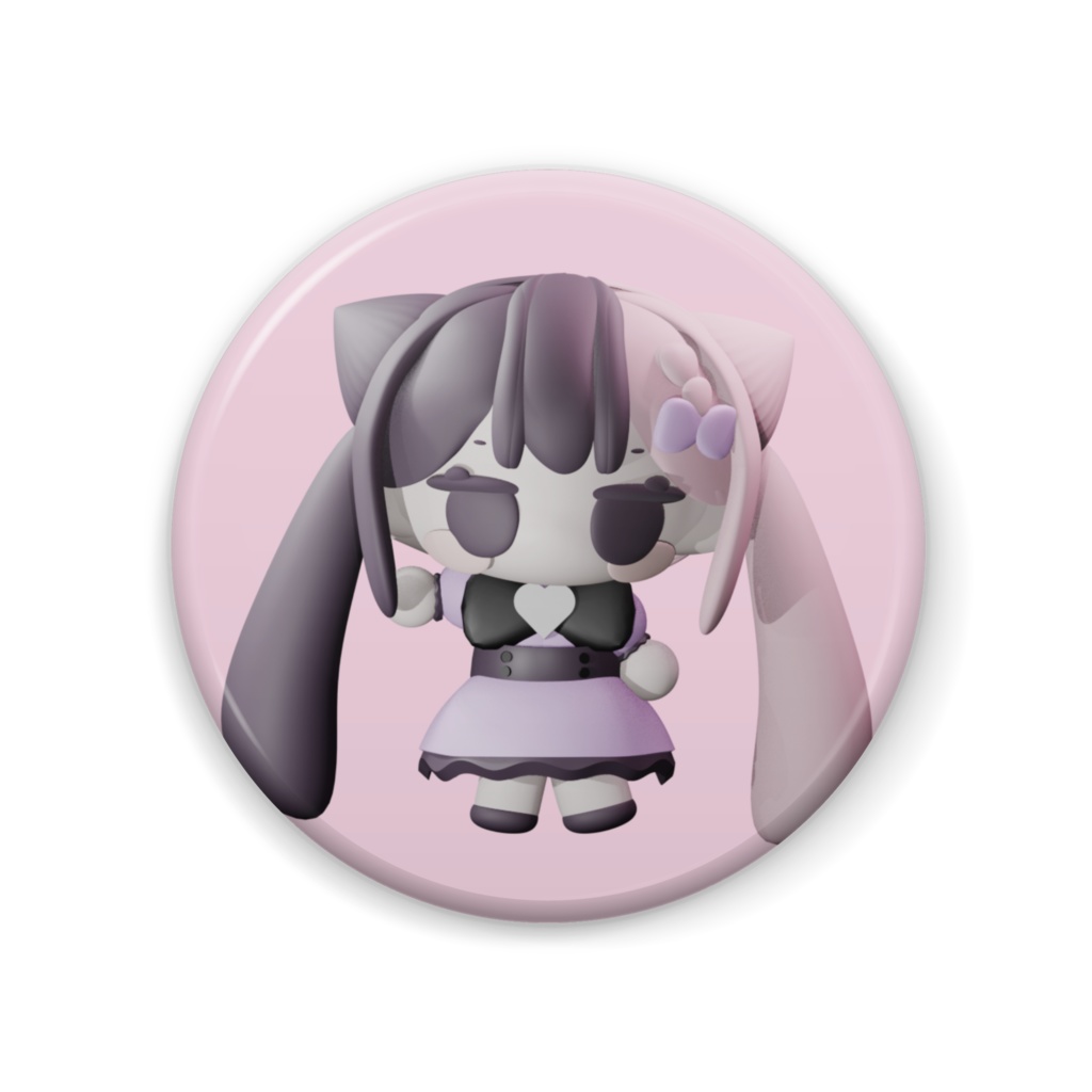 3D地雷ちゃん缶バッチ