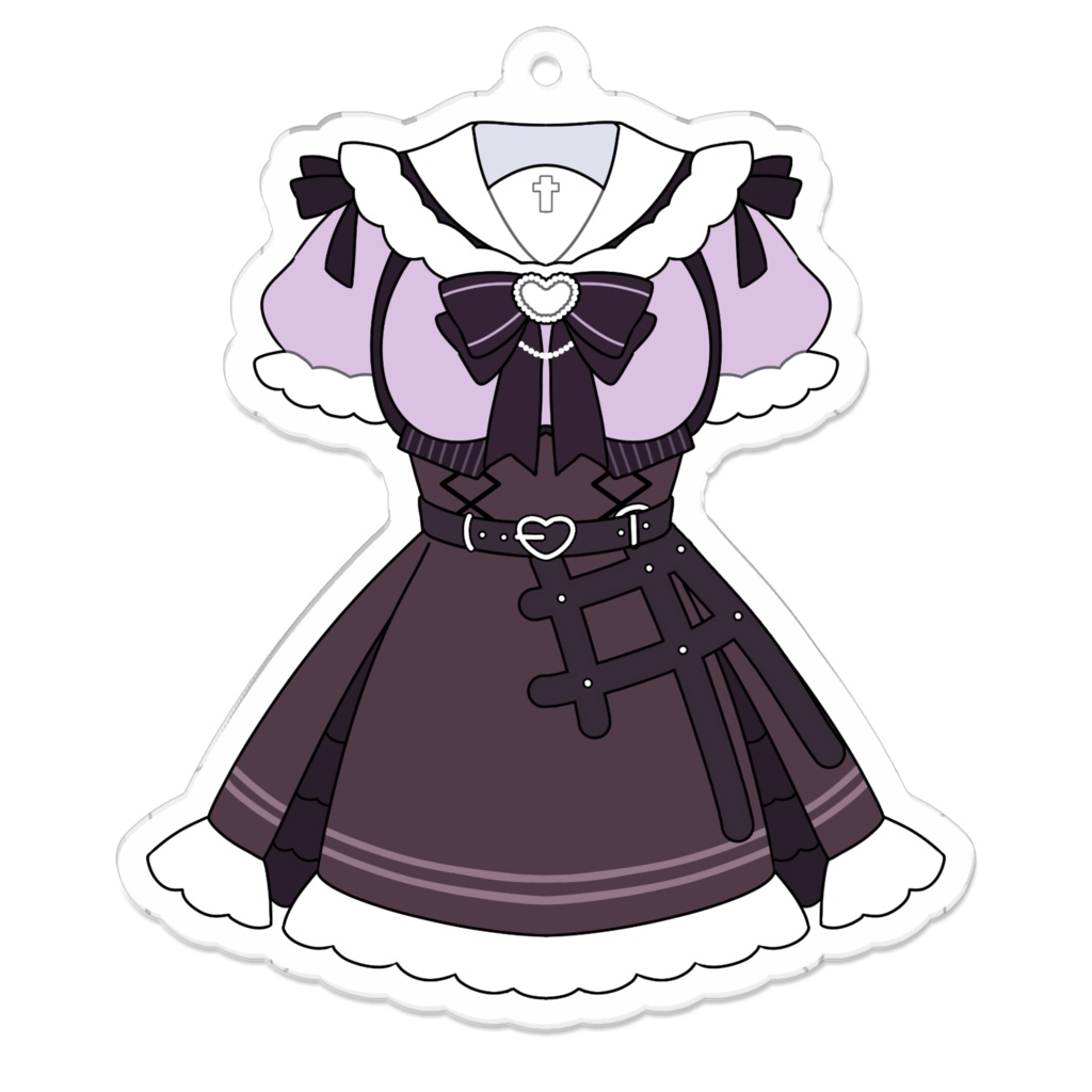 地雷ちゃん衣装アクキー