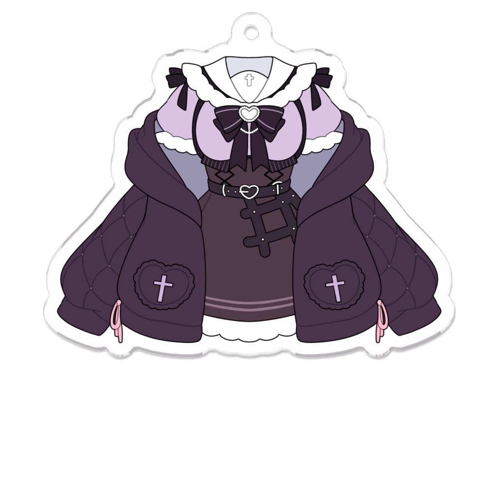 地雷ちゃん衣装アクキー🎀パーカー