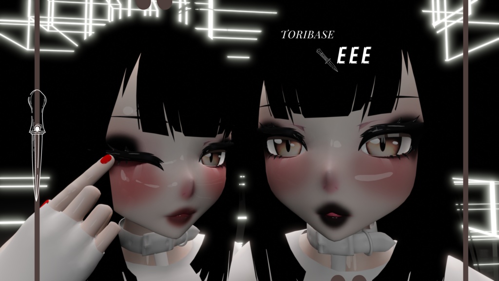 ' EEE ' Dark Makeup Texture For (TORIBASE)