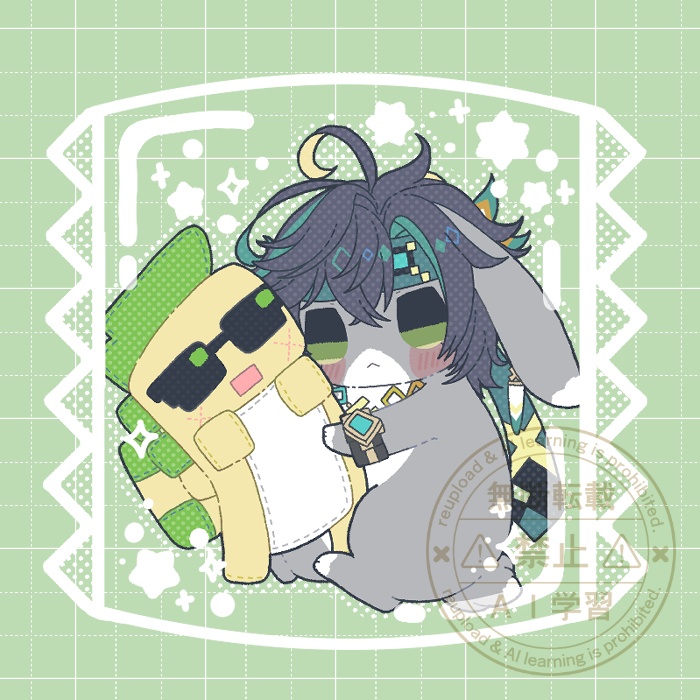 うさキィニチアクリルキーホルダー