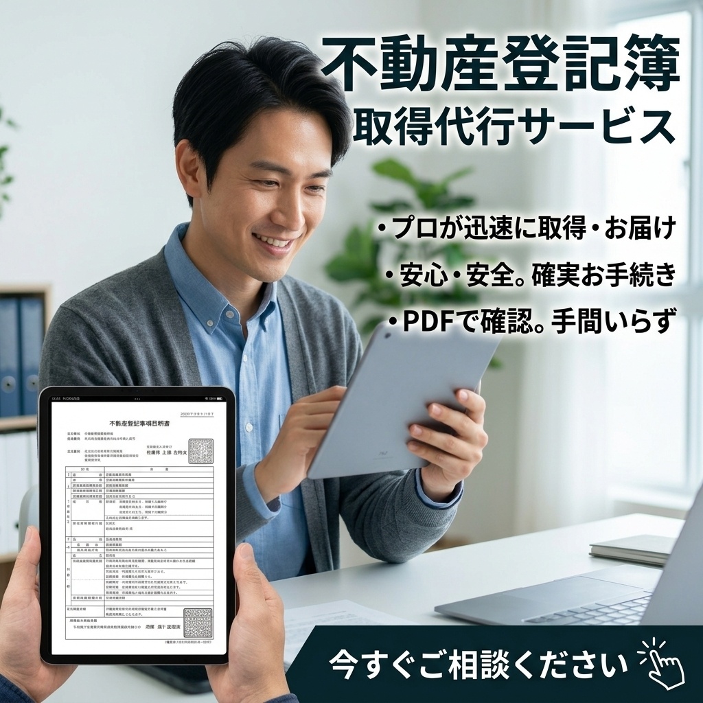 不動産登記簿の取得
