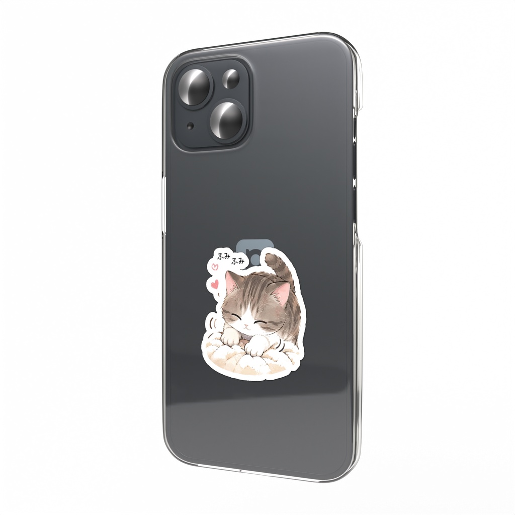 ふみふみねこのオリジナルステッカー