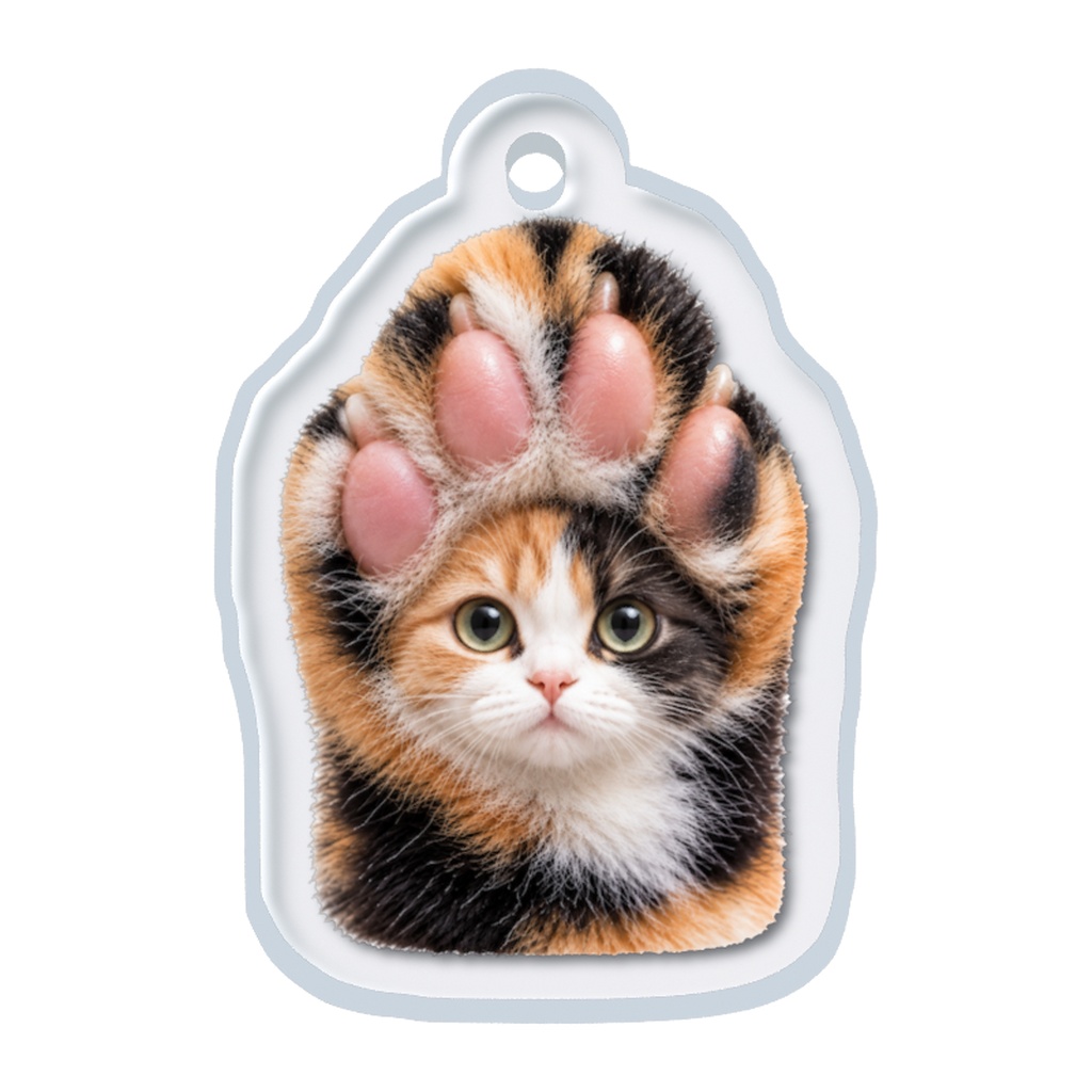 肉球顔ハメねこめじるしチャーム